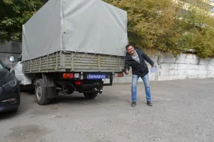 Установили фаркоп Bosal на UAZ Profi