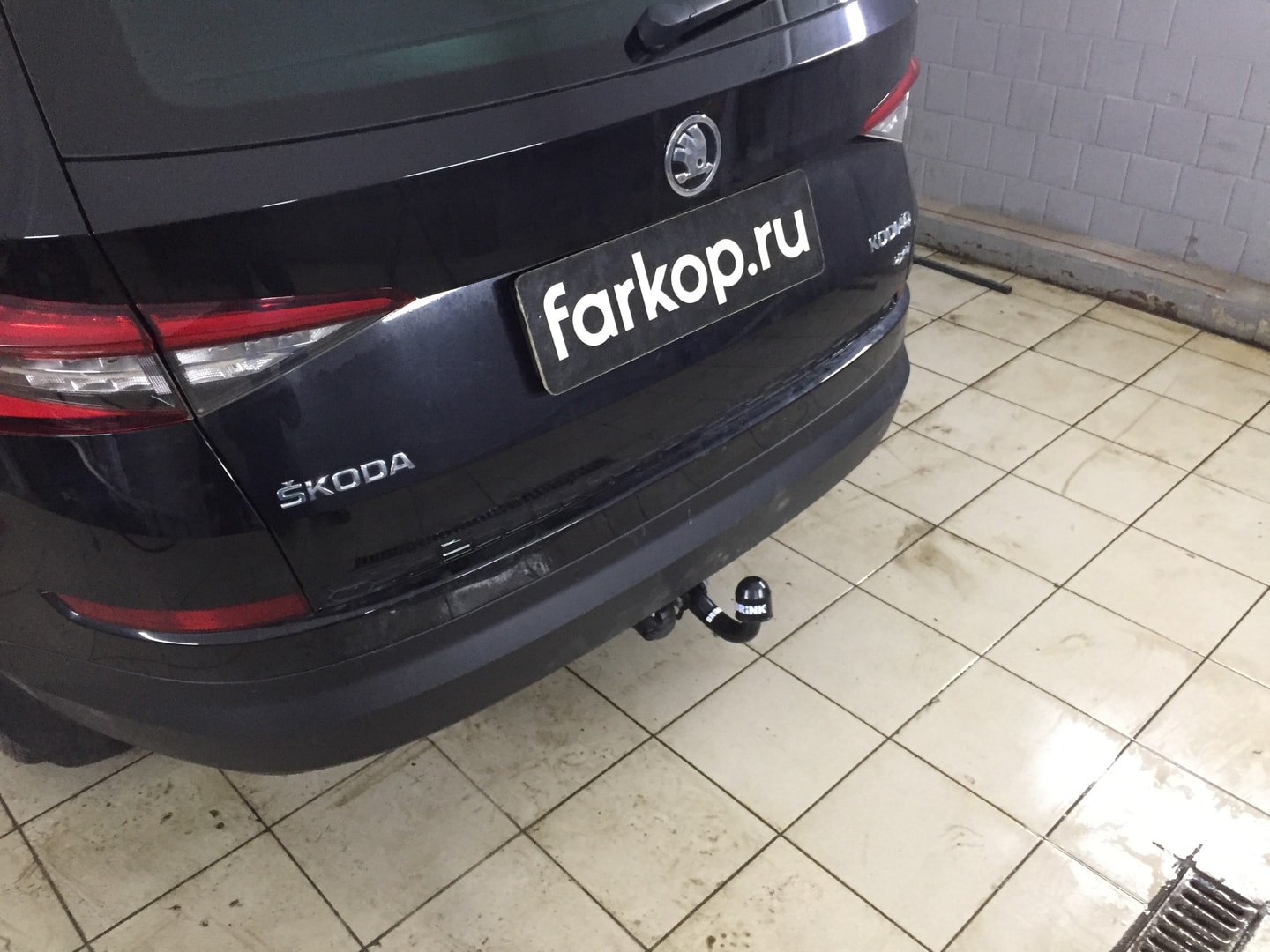 Установили фаркоп Brink для Skoda Kodiaq 2018 г.
