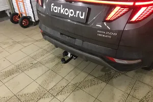Установили фаркоп Лидер Плюс для Hyundai Tucson 2021 г.