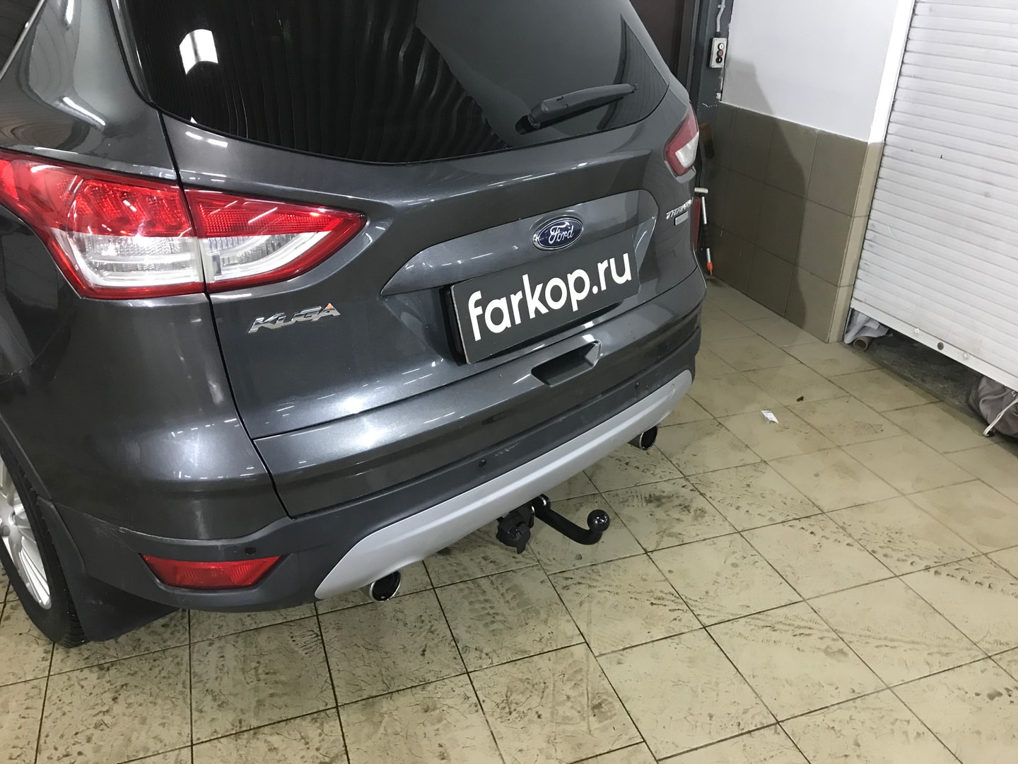 Установили фаркоп Лидер Плюс для Ford Kuga 2015 г. Установили фаркоп Лидер Плюс для Ford Kuga 2015 г.
