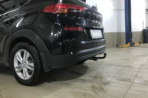 Установили фаркоп Лидер Плюс для Hyundai Tucson 2018 г.