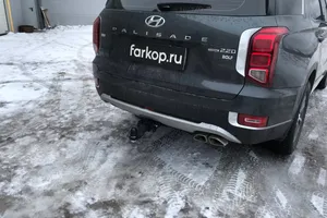 Установили фаркоп ТСС для Hyundai Palisade 2021 г.