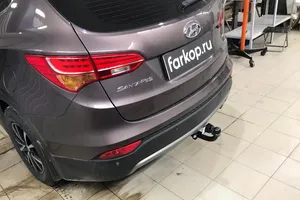 Установили фаркоп Oris для Hyundai Santa Fe 2013 г.