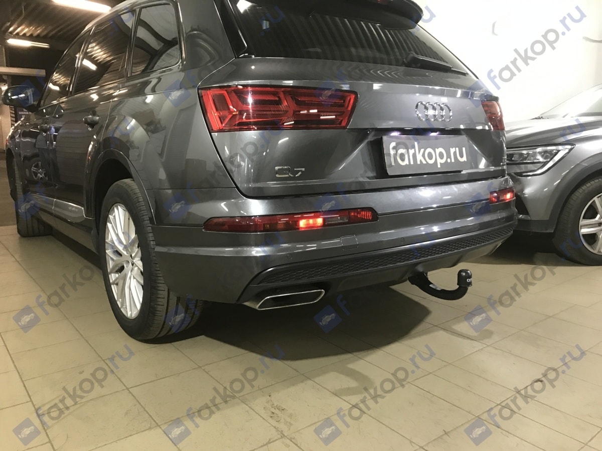 Установили фаркоп Oris для Audi Q7 2015-2020 г.в.