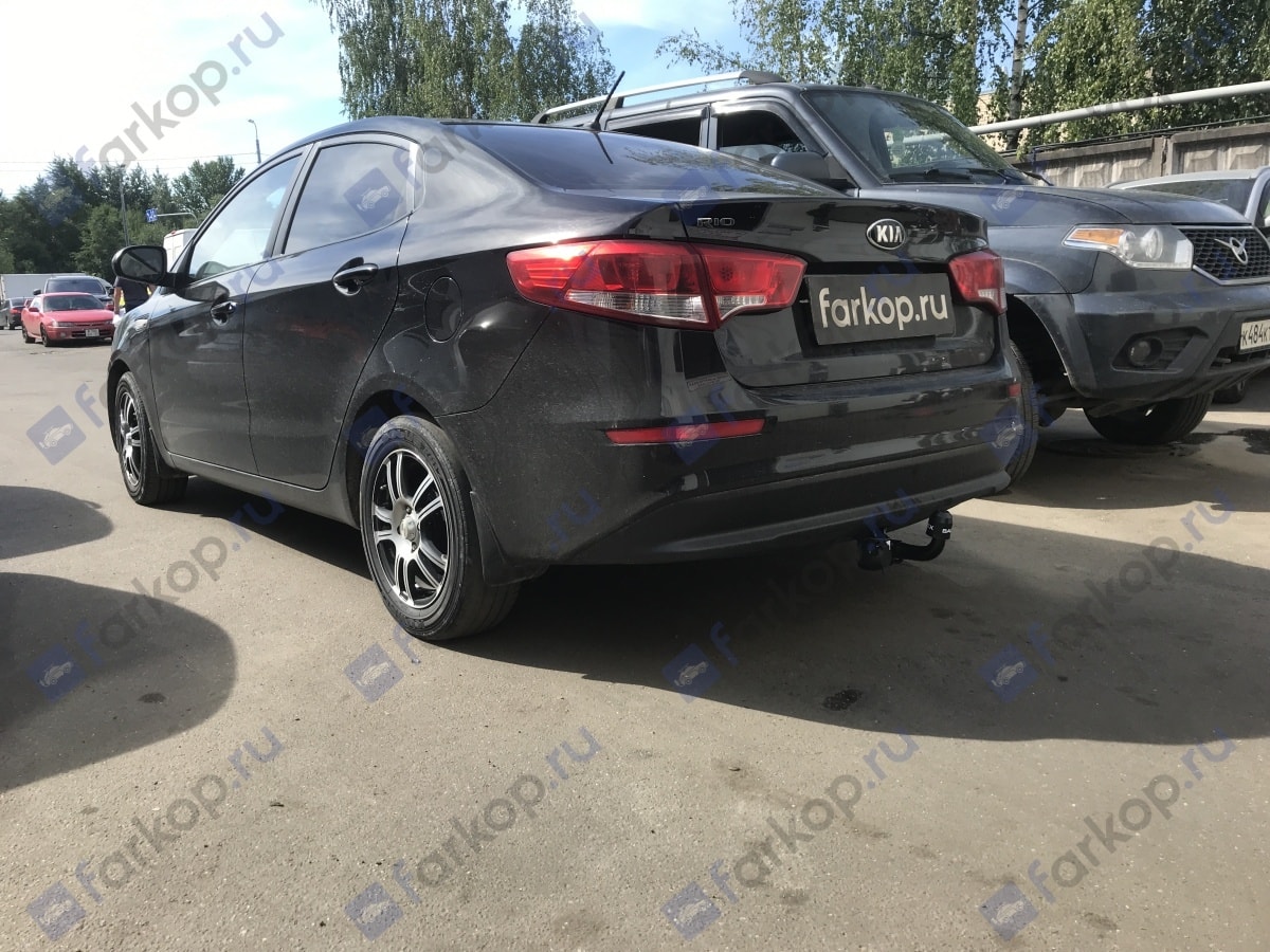 Установили фаркоп Baltex для Kia Rio 2011-2017 г.в.