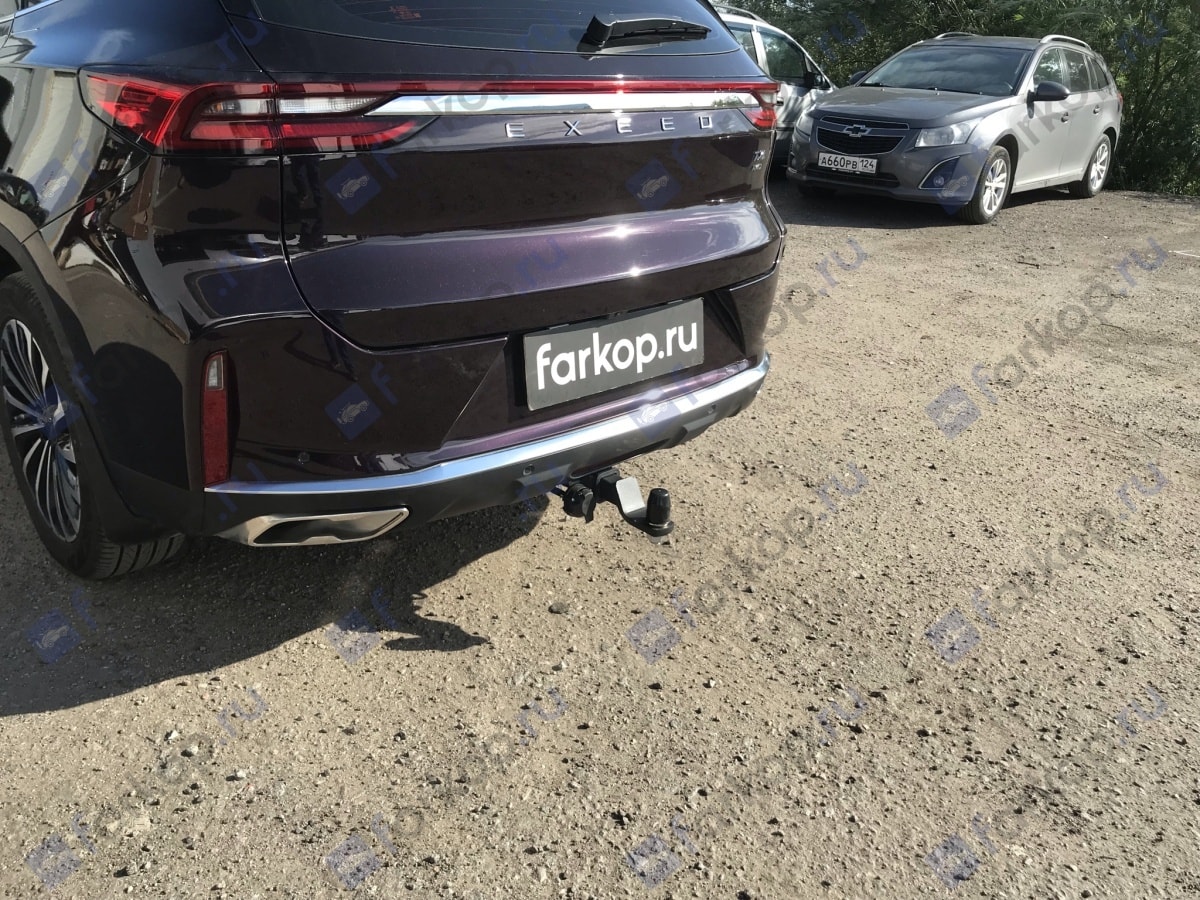 Установили фаркоп ТСС для Exeed TXL 2021 г.в.