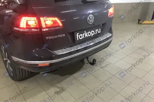 Установили фаркоп Oris для Volkswagen Touareg 2010-2018 г.в.