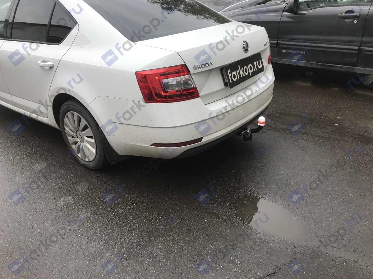 Установили фаркоп Трейлер для Skoda Octavia 2013 г.в. Установили фаркоп Трейлер для Skoda Octavia 2013 г.в.
