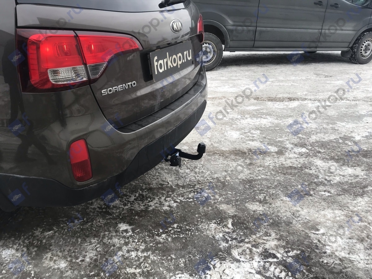 Установили фаркоп Baltex для Kia Sorento 2013 г.в. Установили фаркоп Baltex для Kia Sorento 2013 г.в.