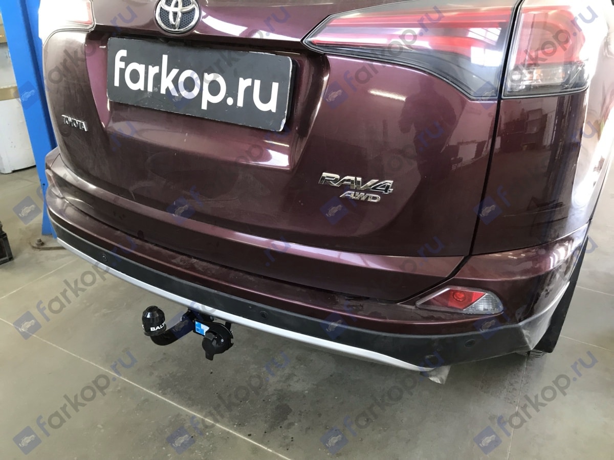 Установили фаркоп Baltex для Toyota RAV4 2016 г.в.