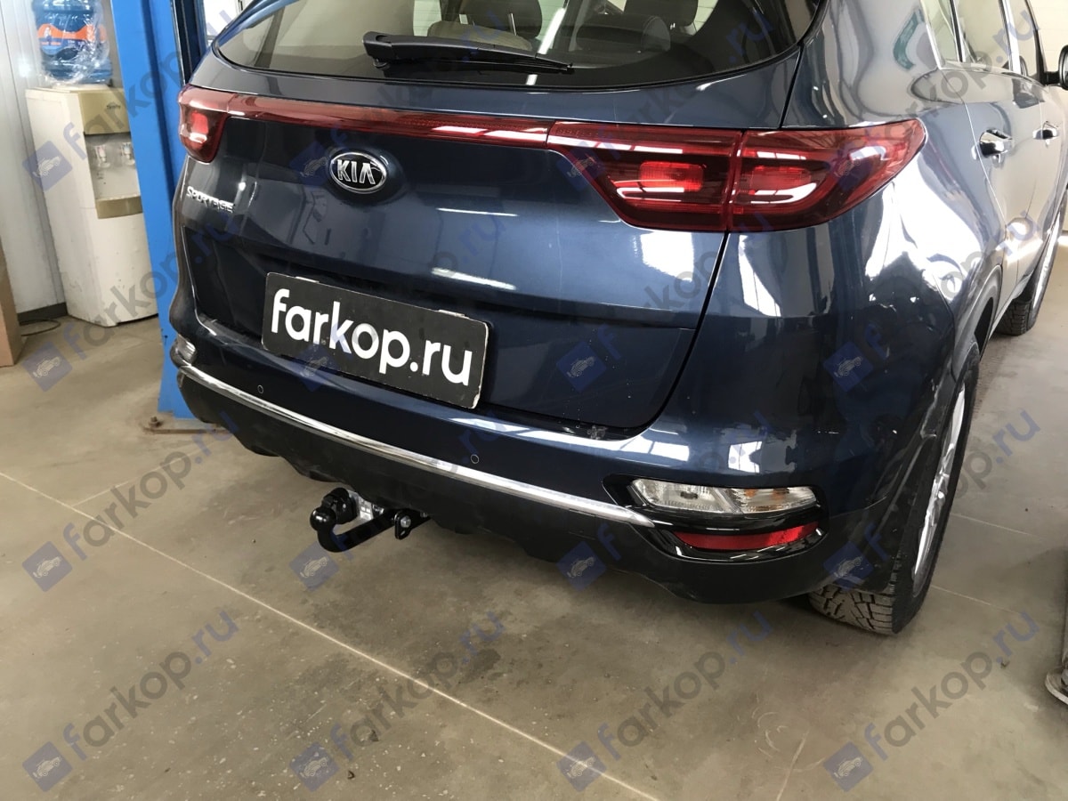 Установили фаркоп Лидер Плюс для Kia Sportage 2021 г.в.