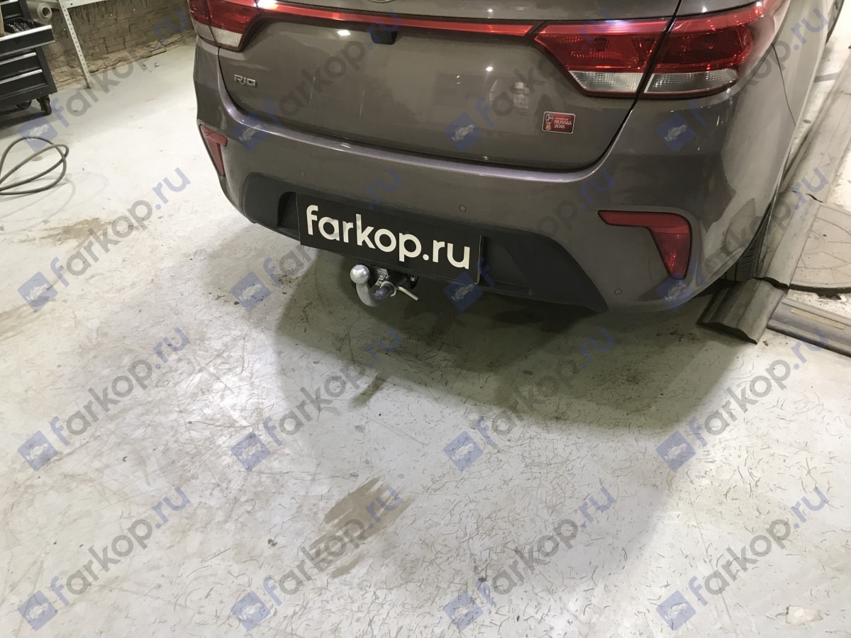 Установили фаркоп Лидер Плюс для Kia Rio (седан) 2018 г.в. Установили фаркоп Лидер Плюс для Kia Rio (седан) 2018 г.в.