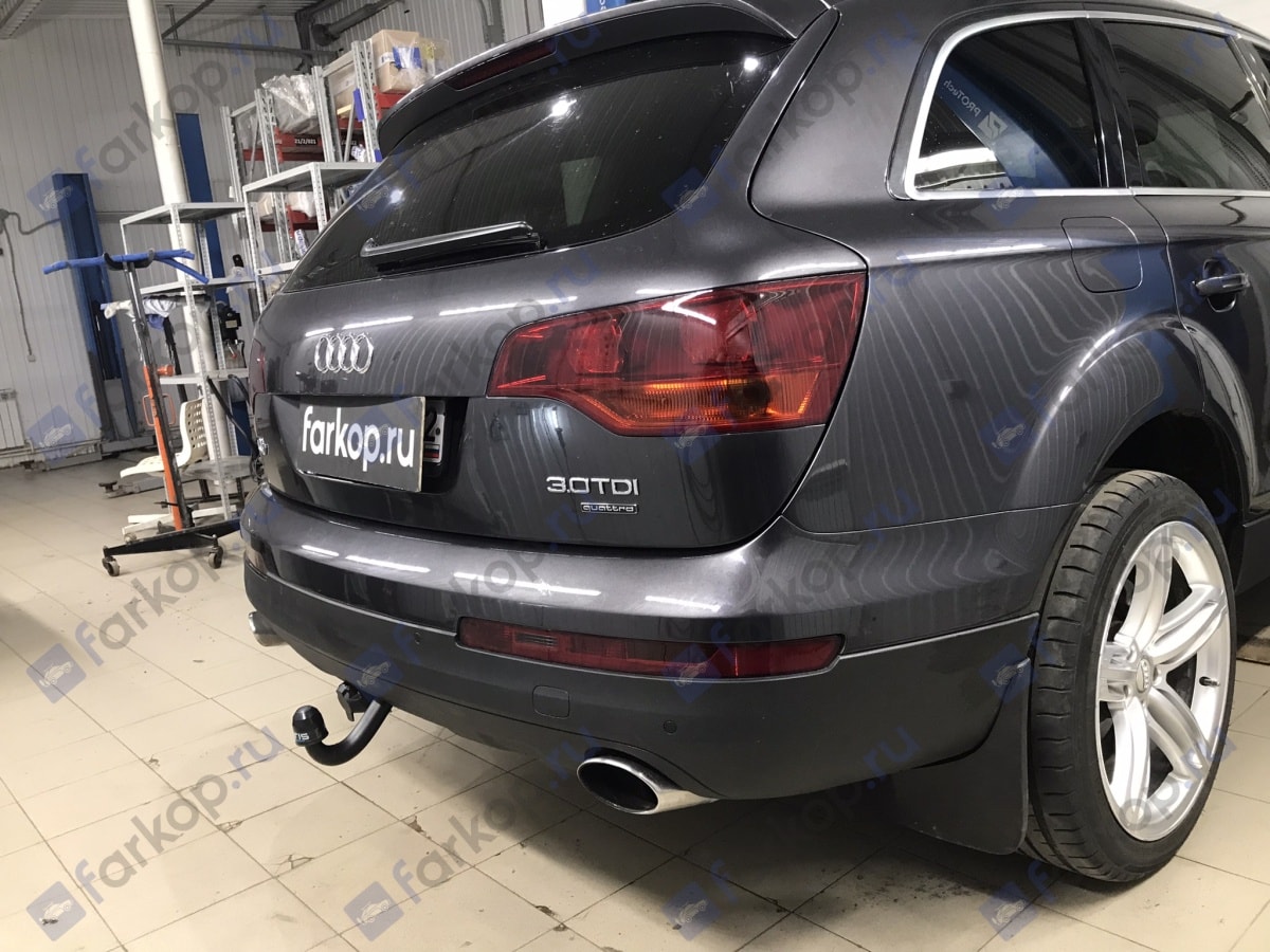 Установили фаркоп Oris для Audi Q7 2008 г.в.