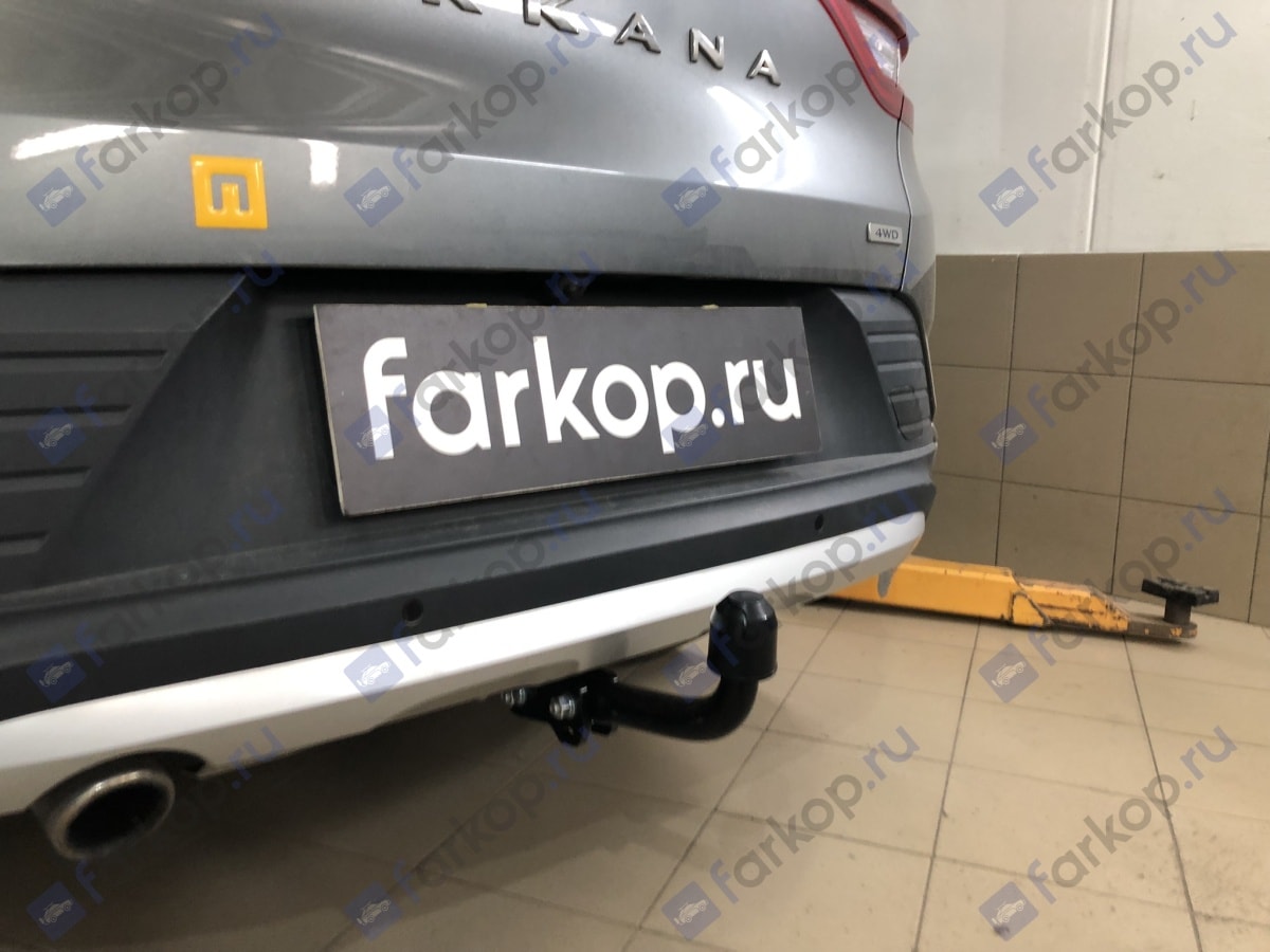 Установили фаркоп Baltex для Renault Arkana 2021 г.в.