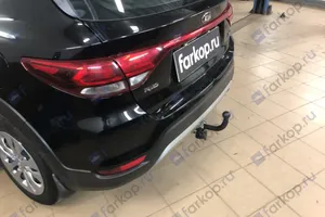 Установили фаркоп Лидер Плюс для Kia Rio X-Line 2020 г.в.