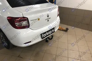 Установили фаркоп Лидер Плюс для Renault Logan 2018 г.в.