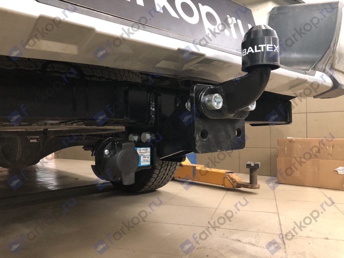 Установили фаркоп Baltex для Mitsubishi L200 2022 (с бампером) г.в.