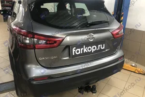 Установили фаркоп PT GROUP для Nissan Qashqai 2019 г.в.