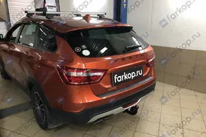 Установили фаркоп Oris для Lada Vesta SW Cross 2019 г.в.