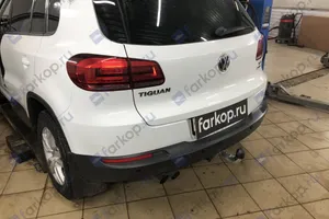 Установили фаркоп Galia для Volkswagen Tiguan 2015 г.в.