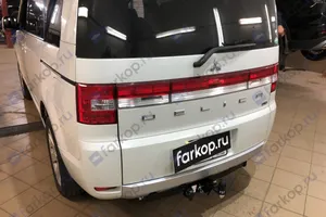 Установили фаркоп Уникар для Mitsubishi Delica D:5 2017 г.в.
