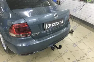 Установили фаркоп Уникар для Volkswagen Polo 2020 г.в.