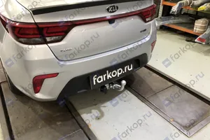 Установили фаркоп Лидер Плюс для Kia Rio 2018 г.в.