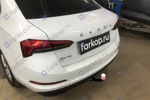 Установили фаркоп Трейлер для Skoda Rapid 2021 г.в.