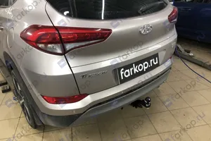 Установили фаркоп TowRus для Hyundai Tucson 2016 г.
