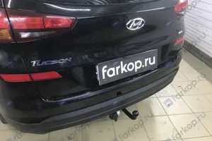 Установили фаркоп Лидер Плюс для Hyundai Tucson 2018 г.в.