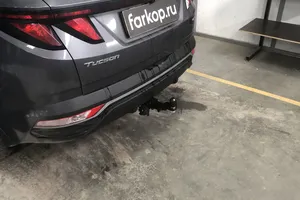 Установили фаркоп TowRus для Hyundai Tucson 2023 г.в.