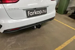 Установили фаркоп Лидер Плюс для Kia Ceed 2021 г.в.