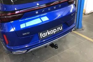 Установили фаркоп TowRus для EXEED LX 2017-2025 г.в.