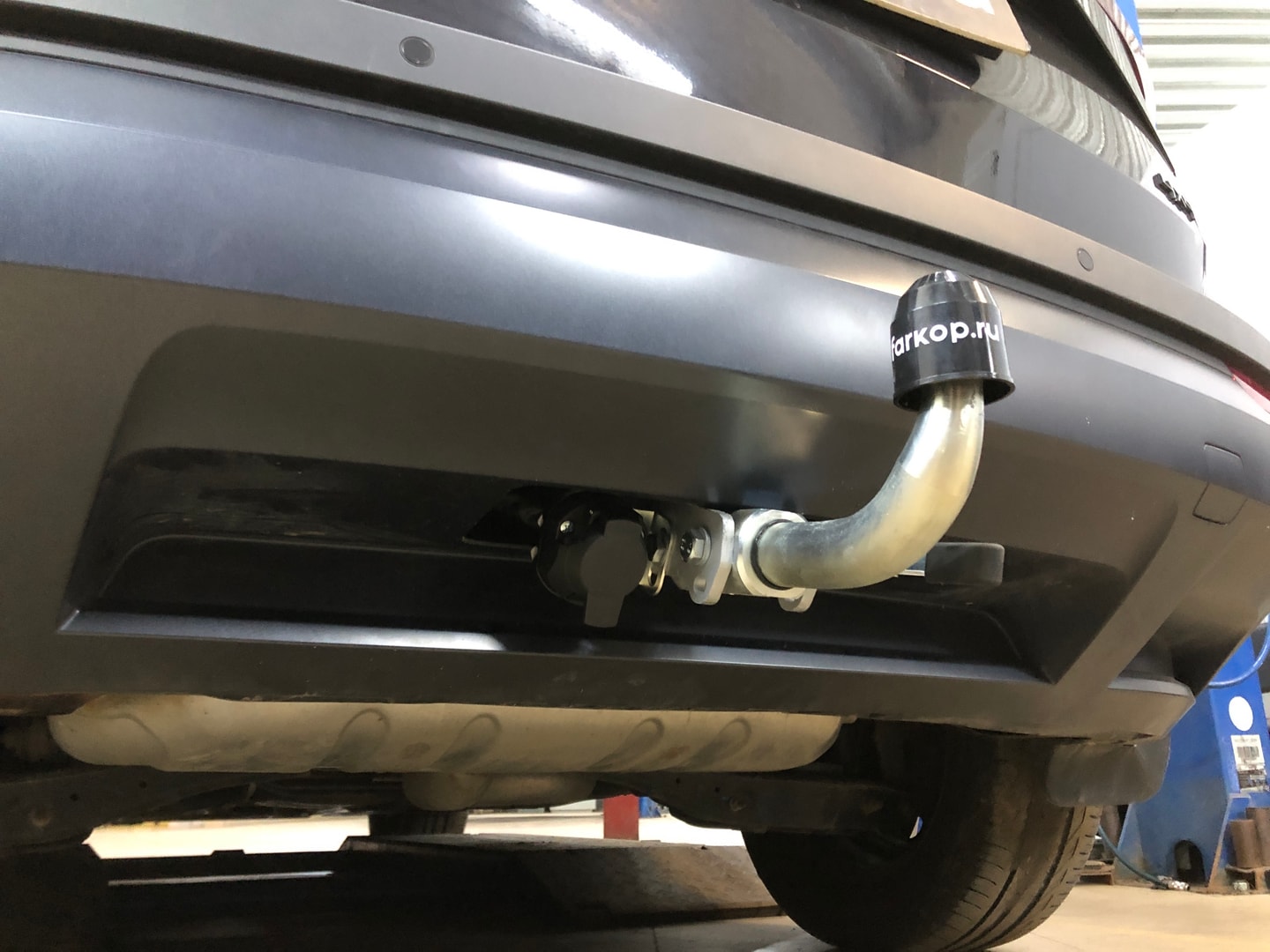 Установили фаркоп Galia для Skoda Karoq 2018-2025 г.в.