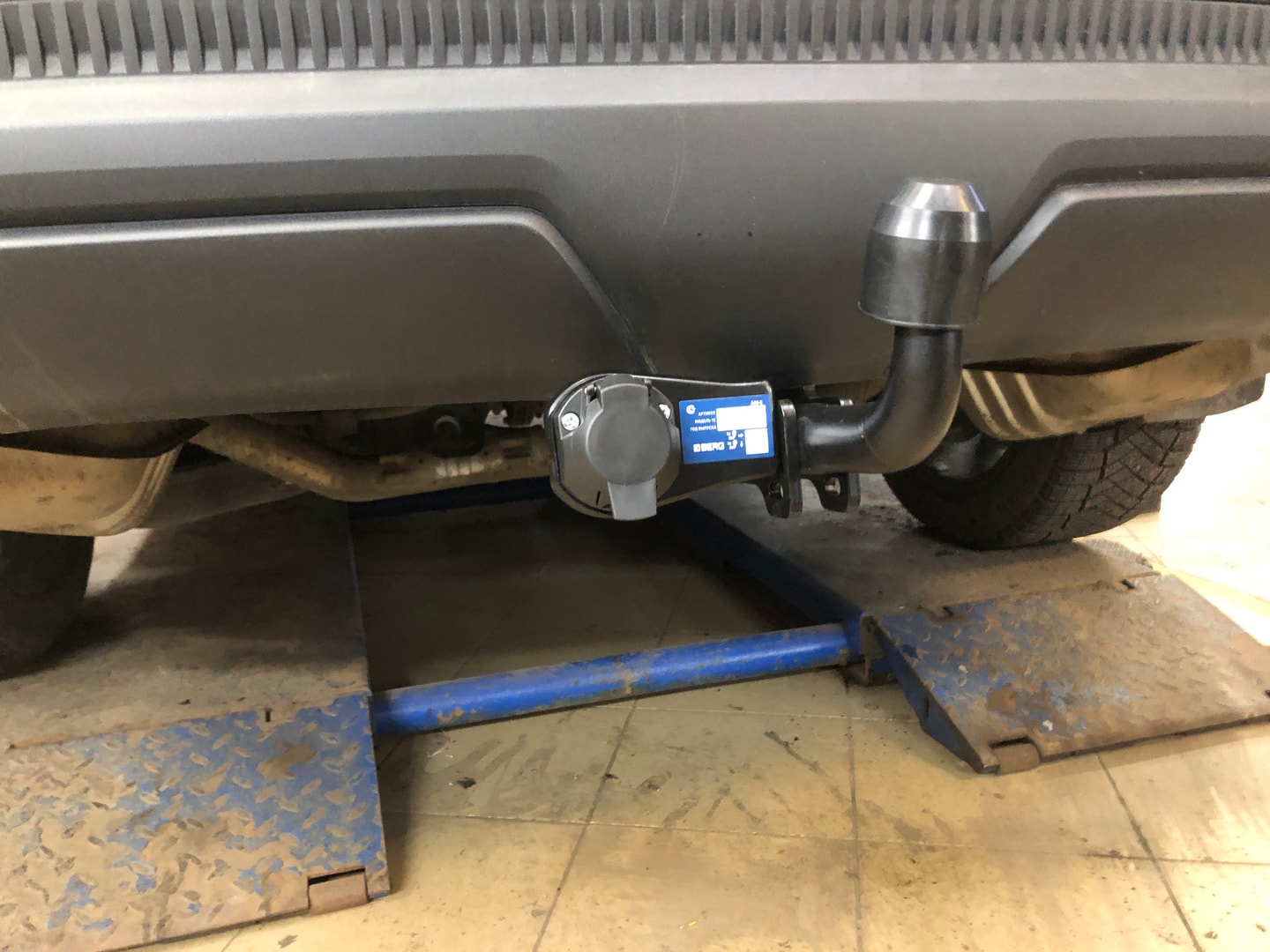 Установили фаркоп Berg для GAC GS8 2023-2025г.в. Установили фаркоп Berg для GAC GS8 2023-2025г.в.