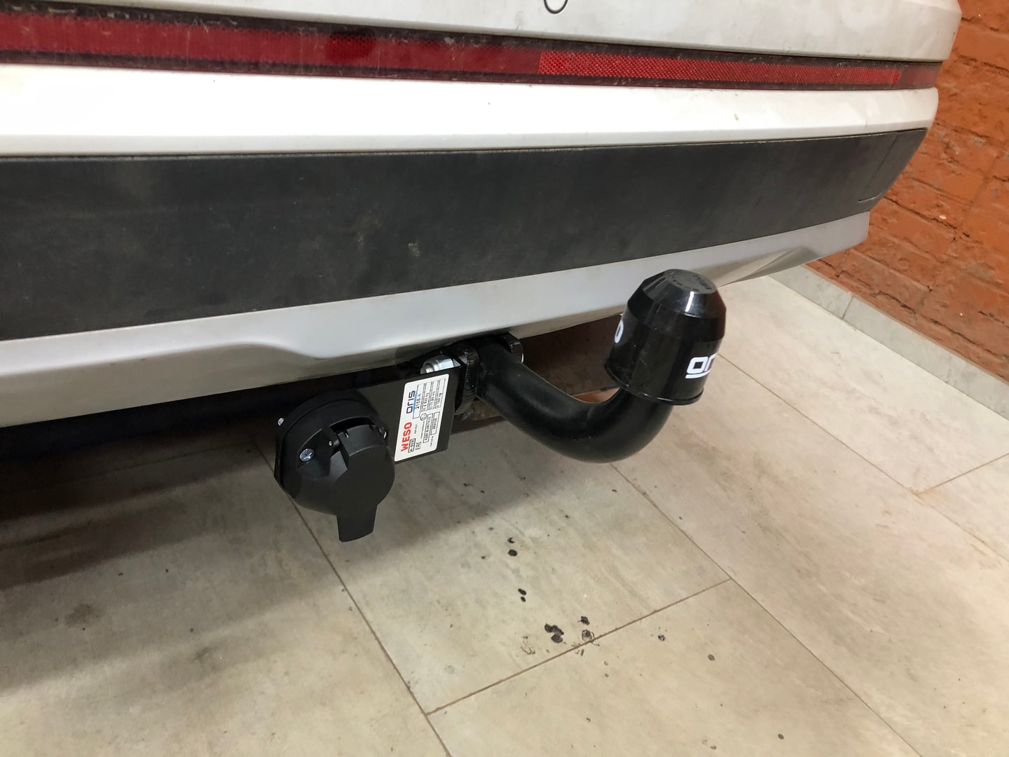 Установили фаркоп Oris для Jetta VS7 2019-2026 г. в.