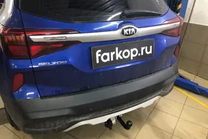 Установили фаркоп Лидер Плюс для Kia Seltos 2020 г. в.