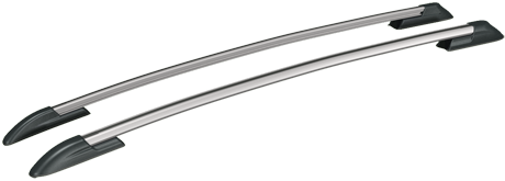 Рейлинги для Toyota-RAV4 (III) 2006-2013, анод серый матовый 0243-11 в 