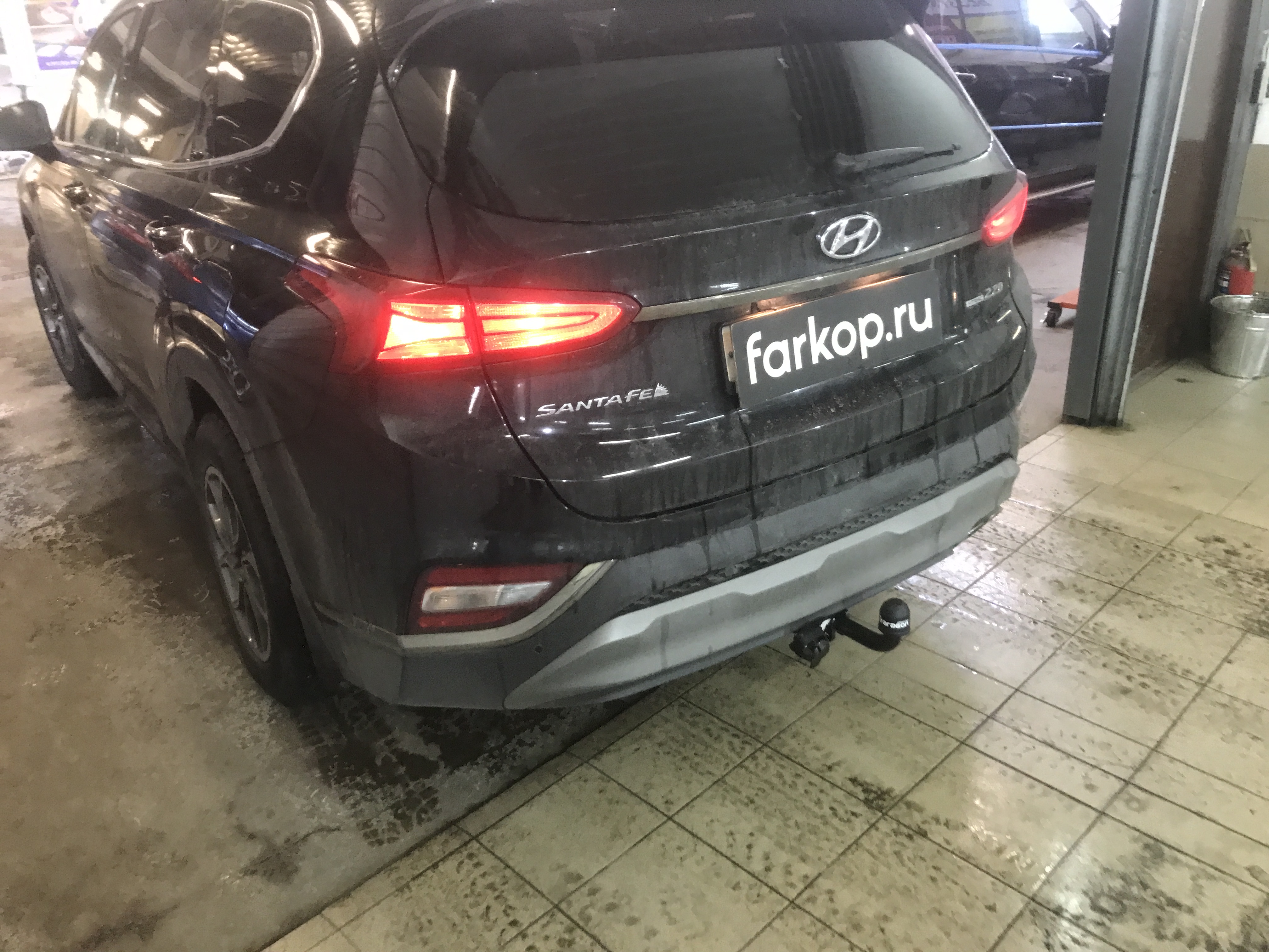 Фаркоп Aragon для Hyundai Santa Fe 2018-2021 E3004EA в 