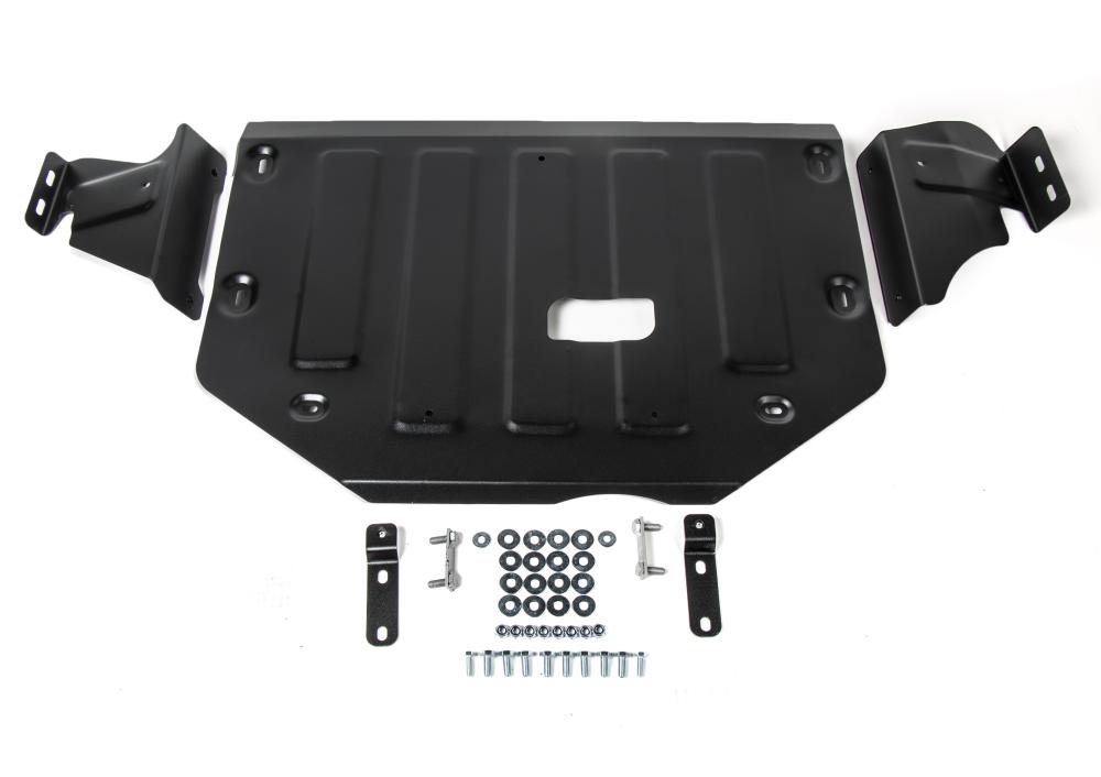 Защита картера и КПП АвтоБроня Ford Tourneo Custom 2012-2018 V-2.2D;передний привод 111.01867.1 в 