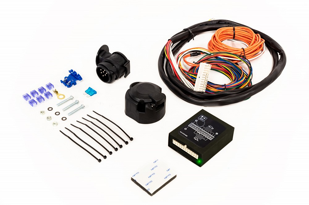 Универсальная электрика с блоком согласования (13 pin) для пикапов и шасси для Mitsubishi L200 2015- BS13Long в 