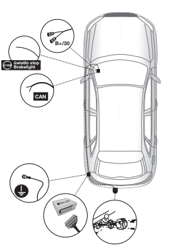 Электрика фаркопа Hak-System (7 pin) для Audi Q4 e-tron 2021- 12500601 в 