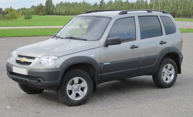 Рейлинги для Chevrolet-Niva 2002-2020, полимер черный 0211-Л-02 в 