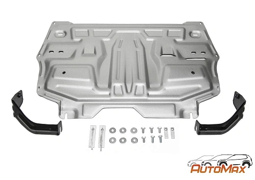 Защита картера и КПП AutoMAX для Skoda Fabia 2007-2014, V-1.2; 1.4; 1.6 AM333.5877.1 в 