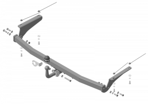 Фаркоп Motodor для Toyota Vellfire 2015-2023 92521-A в 