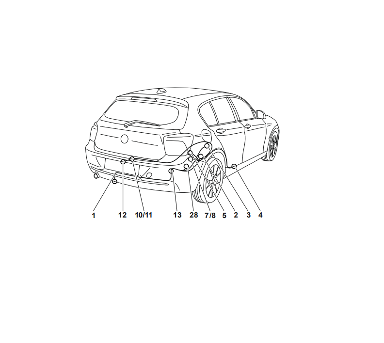 Электрика фаркопа Westfalia (13 pin) для BMW 1 серия 2011-2020 303352300113 в 