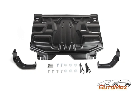 Защита картера и КПП AutoMAX для Skoda Fabia 2007-2014, V-1.2; 1.4; 1.6 AM.5842.1 в 