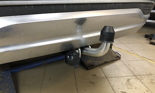 Установили фаркоп Galia для Hyundai Santa Fe 2020-2024 г. в.