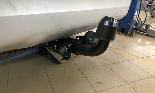 Установили фаркоп Baltex для Mitsubishi Outlander 2012-2022 г.в.