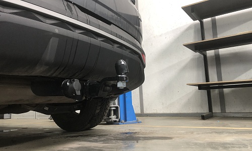 Установили фаркоп TowRus для Hyundai Tucson 2023 г.в.